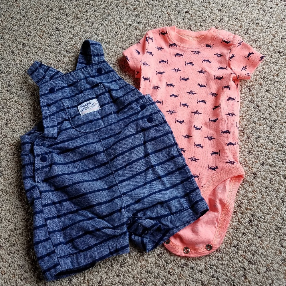 3 month boys summer outfit